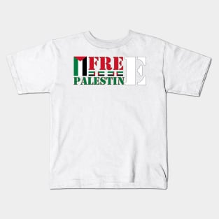 Palestine, free Palestine, freedom, Gaza, Israel, Arab, Jerusalem, middle east, free, free Gaza, occupation, Palestina, apartheid, Muslim, support palestine, Kids T-Shirt